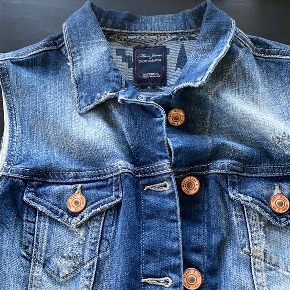 Mavi Jeans Denim Jodi Vest - Picture 4 of 8